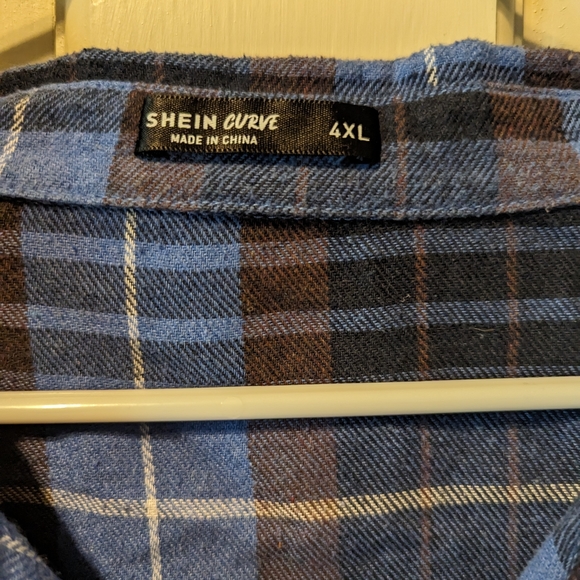 Dark blue flannel - Picture 4 of 4